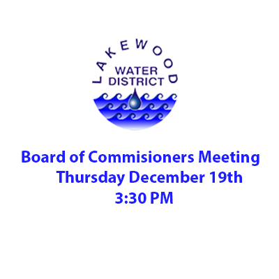 Regular Board of Commissioners Meeting 12/19/2019 @ 3:30