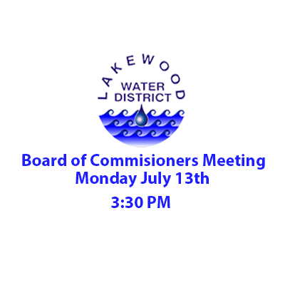 Special Board of Commissioners Meeting 7/13/2020 @ 3:30PM