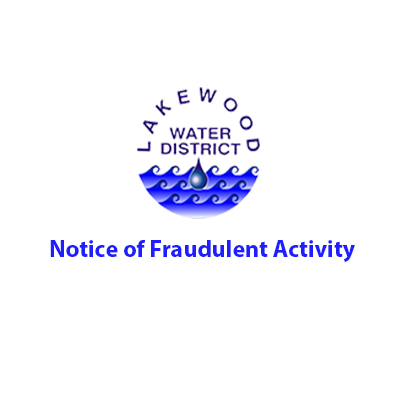 Notice of Fraudulent Activity