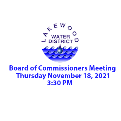 Board of Commissioners Meeting November 18, 2021 @ 3:30 PM