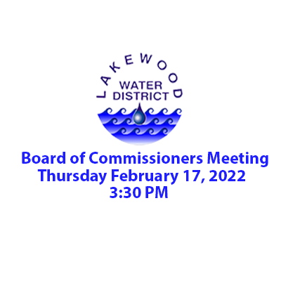 Board of Commissioners Meeting 02/17/2022 at 3:30PM